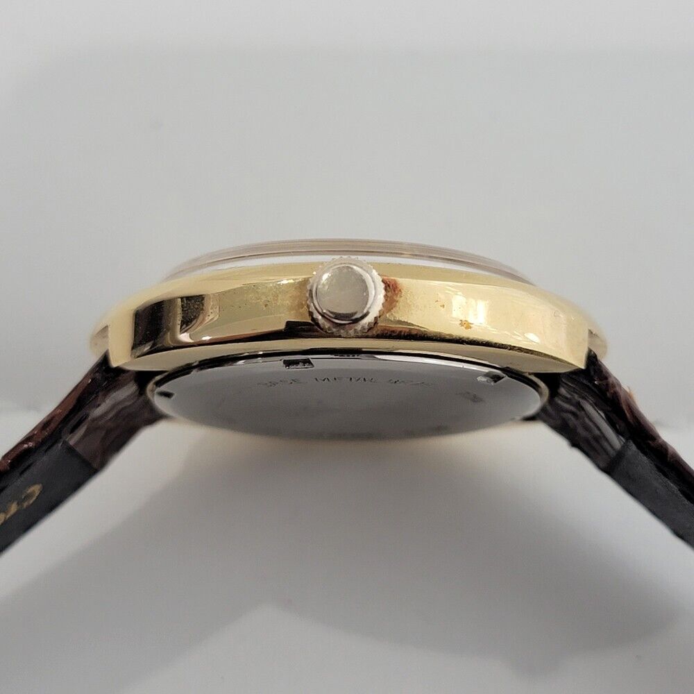 Mens Vulcain Ref 45325 Day Date 38mm Manual Wind 1970s Dress Watch Vintage JM24