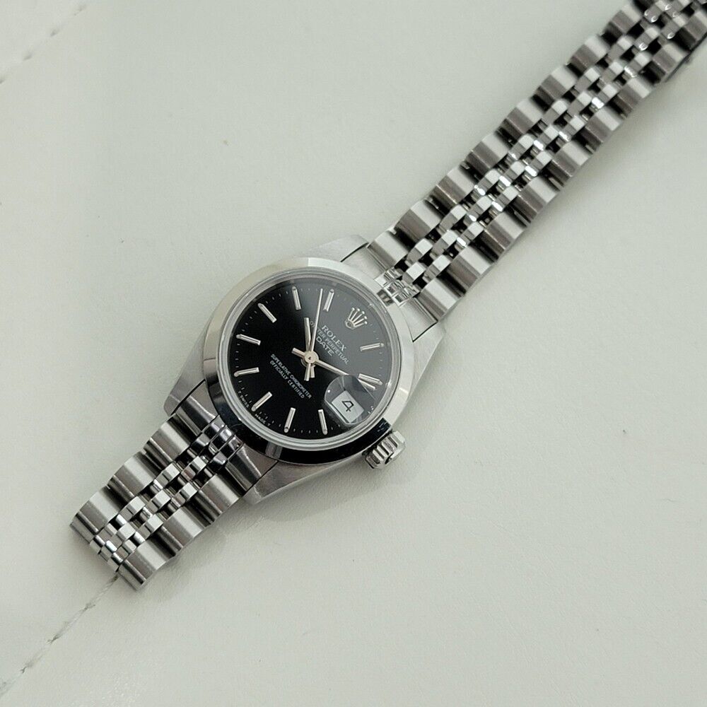 Rolex Lady Date 69160 Stainless Steel Automatic 1990s Swiss Luxury RA384