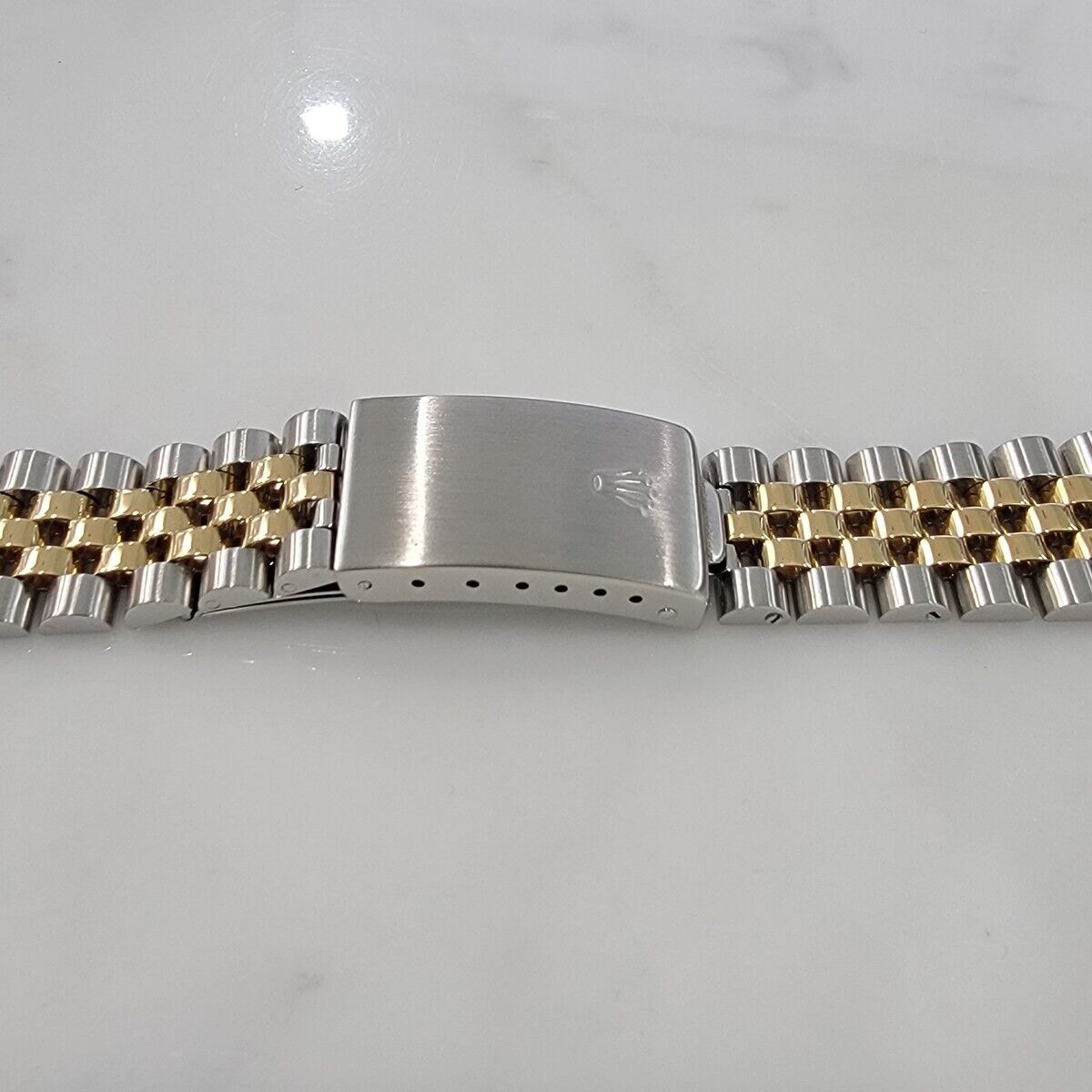 Rolex Jubilee Bracelet 6252H 18k Gold and SS 20mm 16cm Length All Original BR123