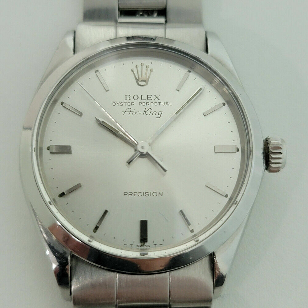 Mens Rolex Oyster Precision 5500 Air King 34mm 1960s Automatic Vintage RJC170