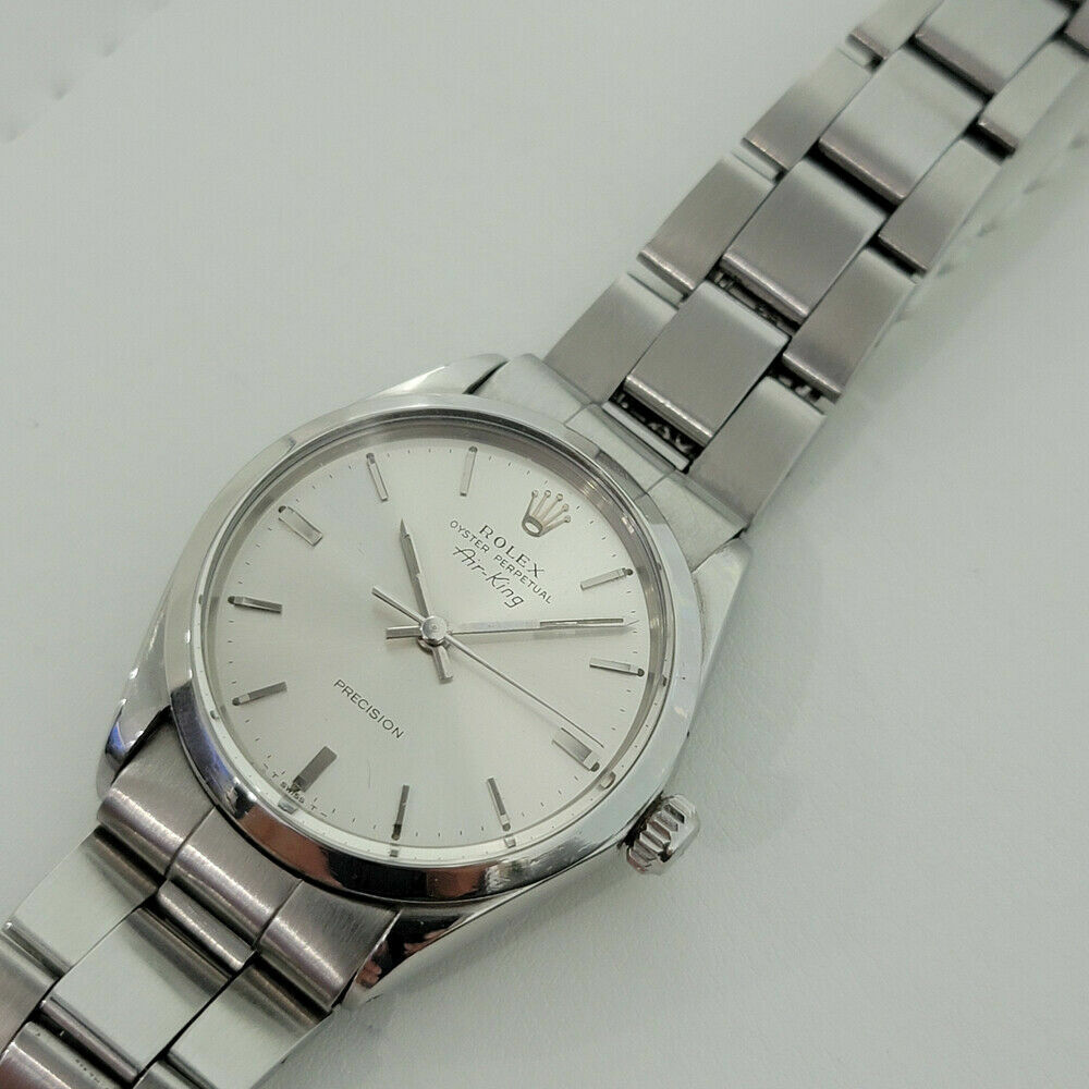 Mens Rolex Oyster Precision 5500 Air King 34mm 1960s Automatic Vintage RJC170