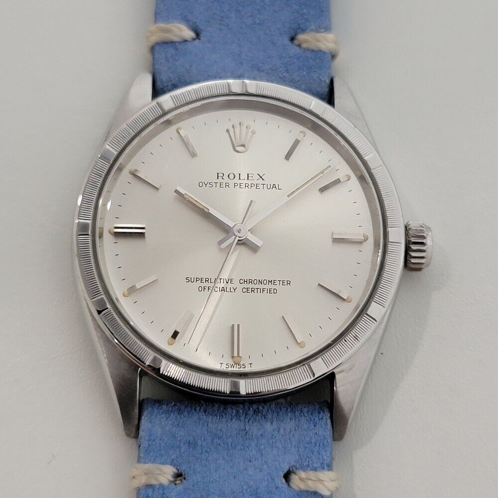 Mens Rolex Oyster Perpetual Ref 1007 Automatic 34mm Vintage 1960s RJC114B