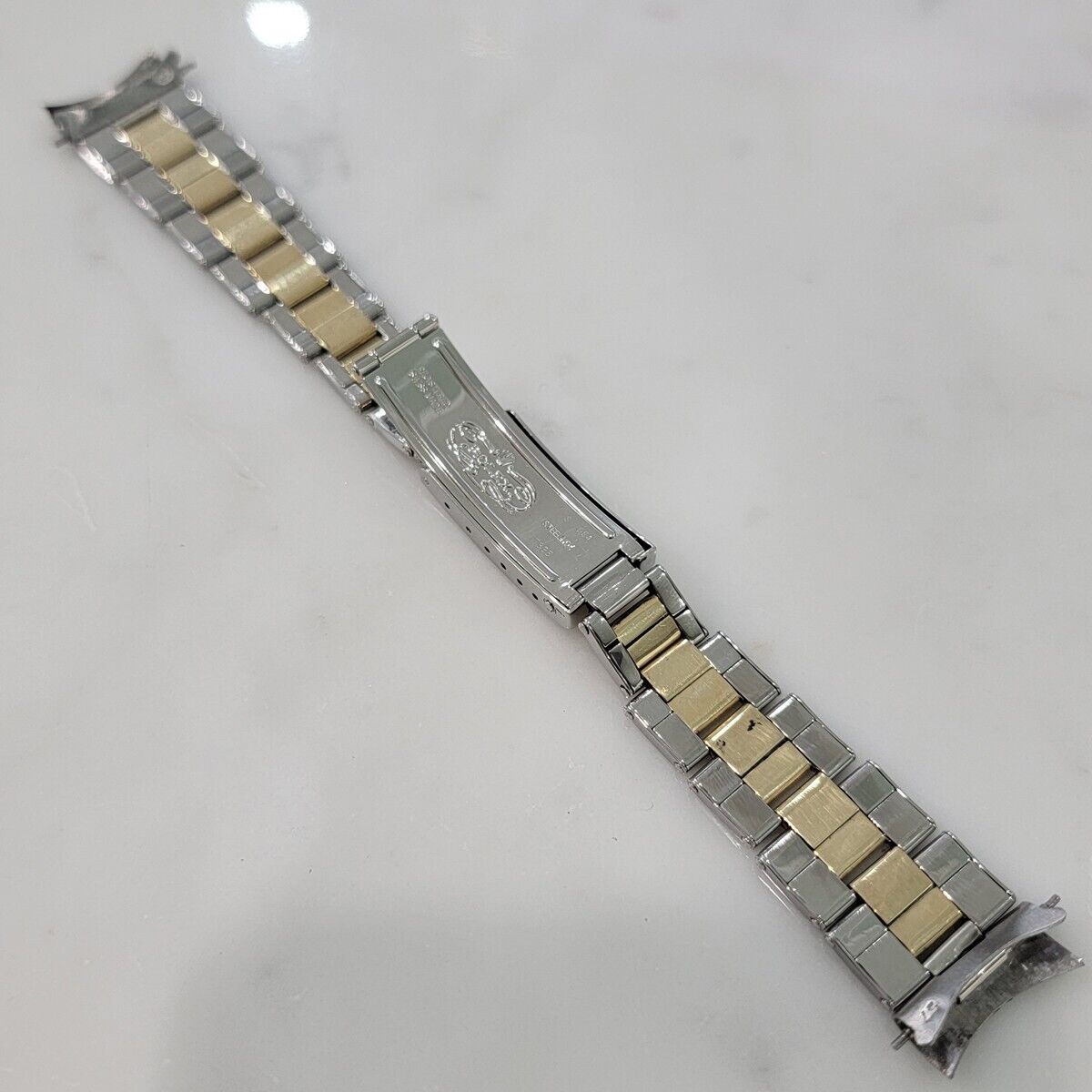 Rolex Jubilee Bracelet Riveted 14k Gold SS 19mm 17cm Length All Original BR135