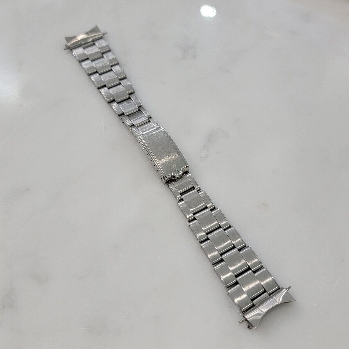 Rolex Oyster Riveted Bracelet 7205 Stainless Steel 19mm 16.5cm Length BR130