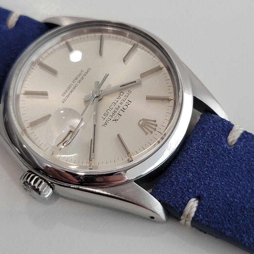 Mens Rolex Oyster Datejust Ref 16000 36mm Automatic 1970s Swiss Vintage RA315B