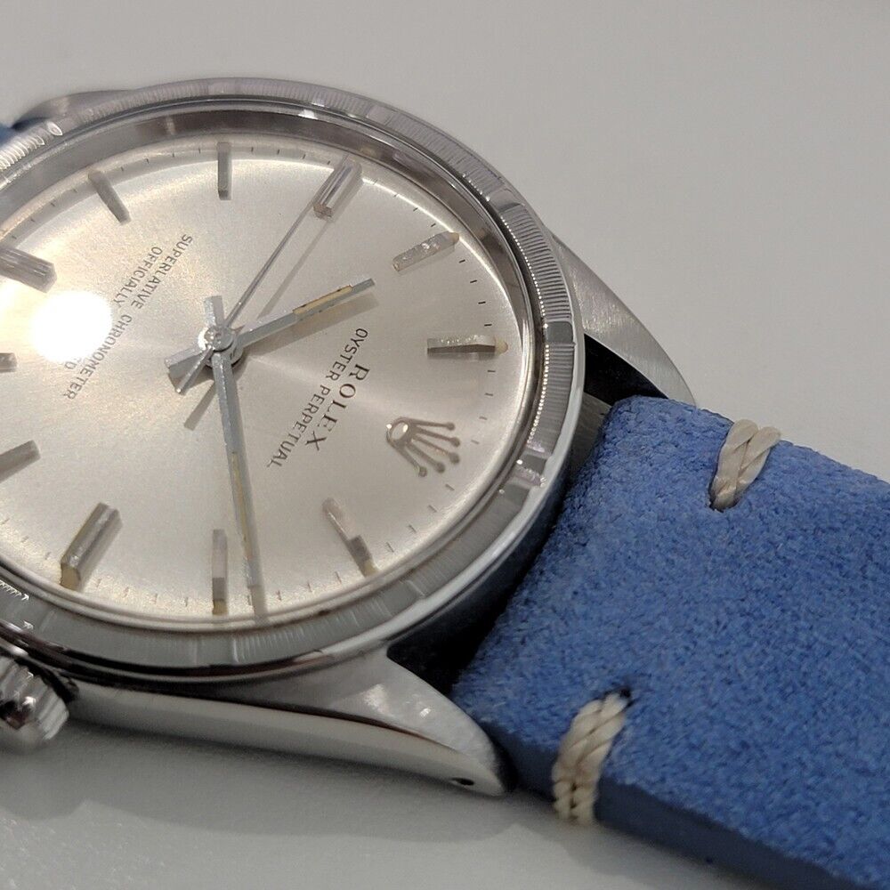 Mens Rolex Oyster Perpetual Ref 1007 Automatic 34mm Vintage 1960s RJC114B