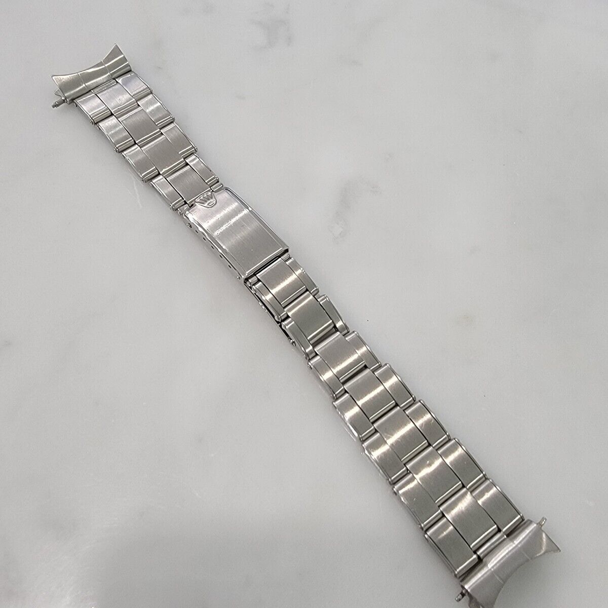 Rolex Oyster Riveted Stretch Bracelet Stainless Steel 19mm 16cm Length BR128