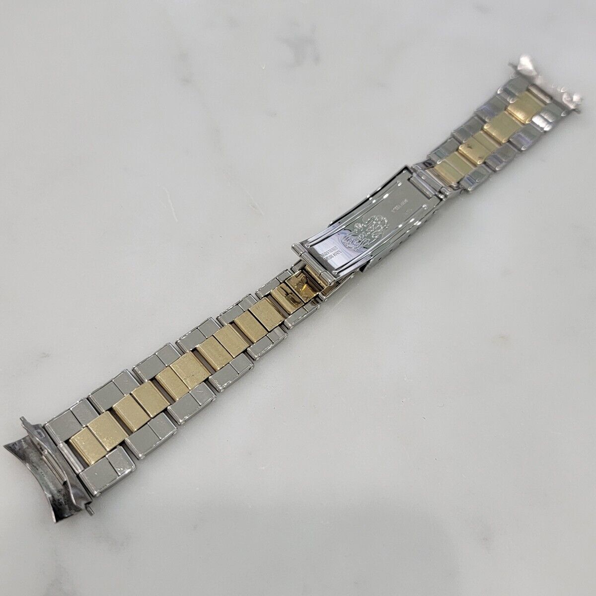 Rolex Jubilee Bracelet Riveted 14k Gold SS 19mm 17cm Length All Original BR135