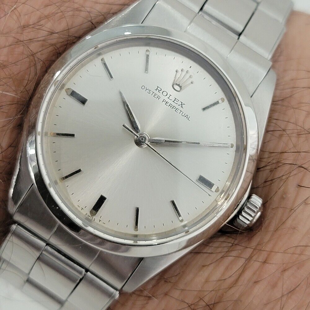 Mens Rolex Oyster Perpetual Ref 5552 34mm Automatic 1960s Vintage Swiss RA232