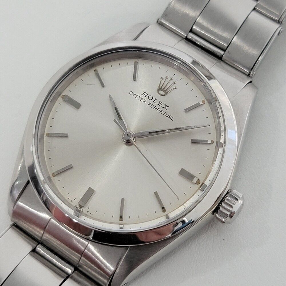 Mens Rolex Oyster Perpetual Ref 5552 34mm Automatic 1960s Vintage Swiss RA232