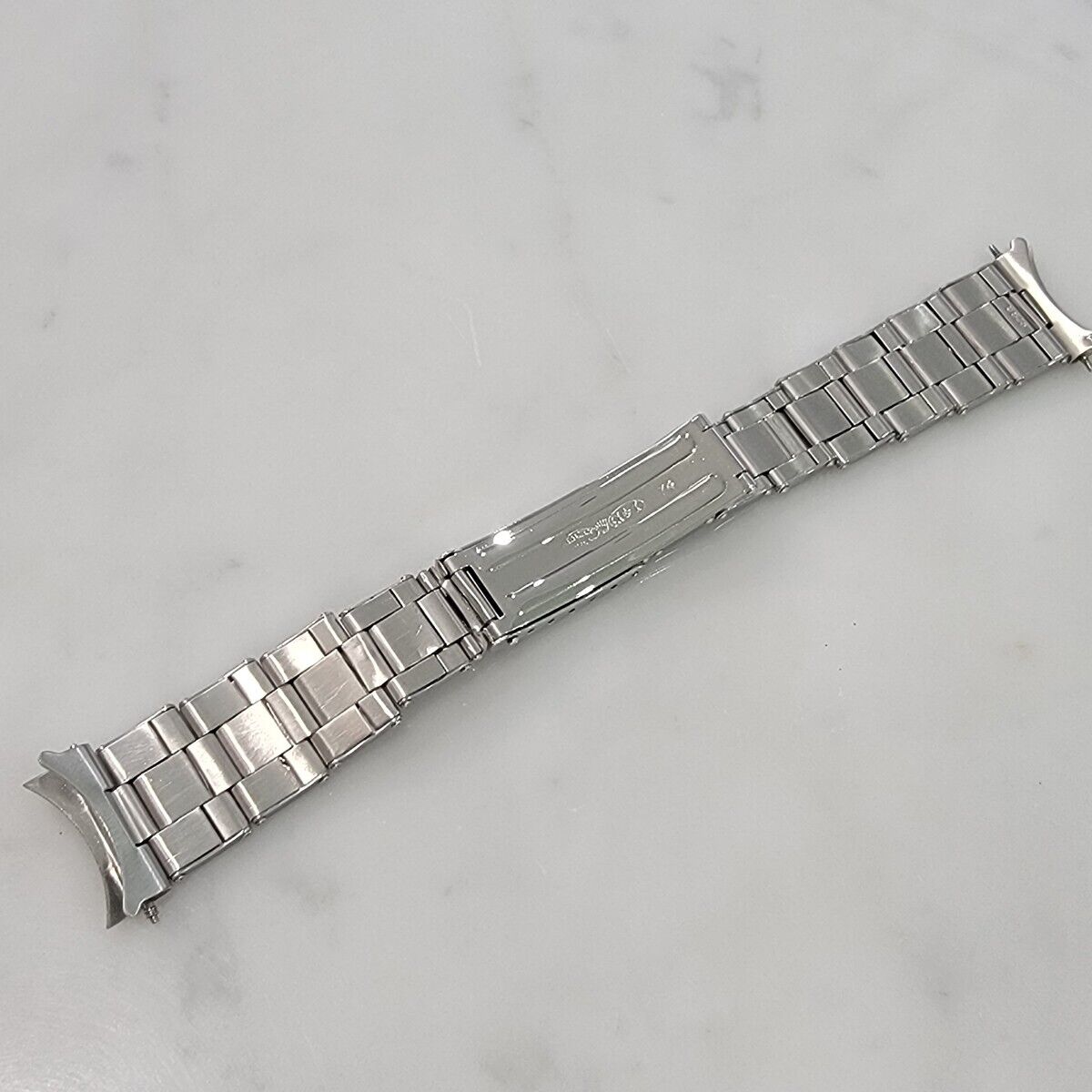 Rolex Oyster Riveted Stretch Bracelet Stainless Steel 19mm 16cm Length BR128