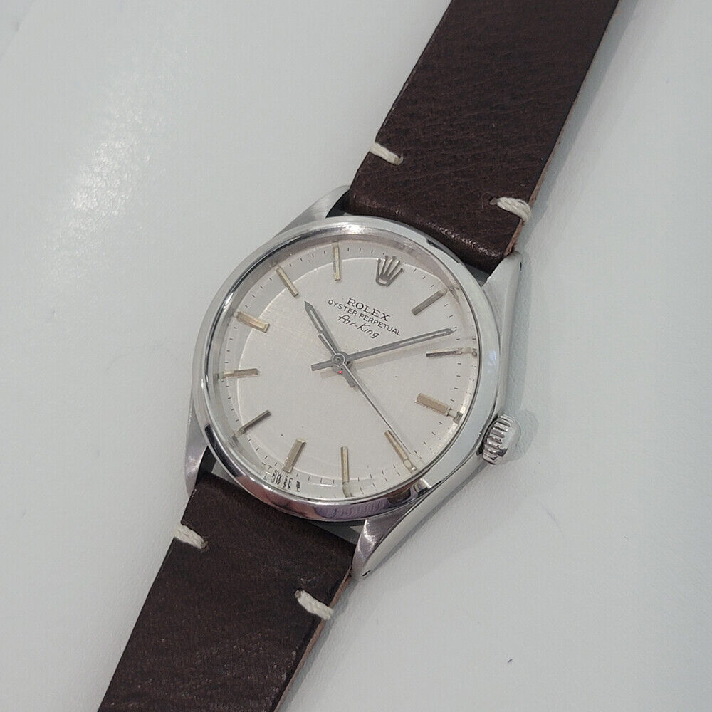 Mens Rolex Oyster Perpetual Ref 5500 Air King 34mm 1970s Automatic Swiss RA253B