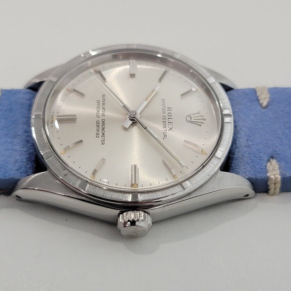 Mens Rolex Oyster Perpetual Ref 1007 Automatic 34mm Vintage 1960s RJC114B