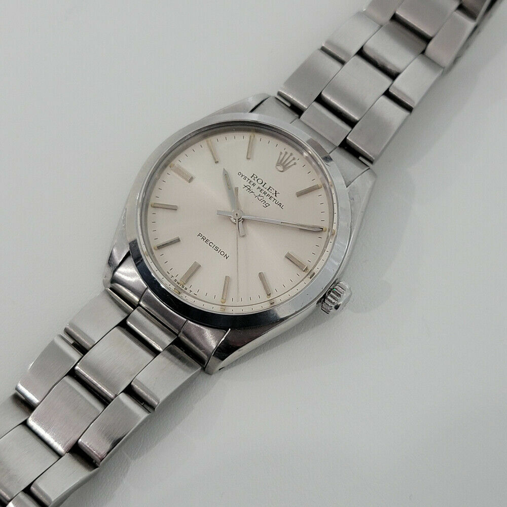 Mens Rolex Oyster Precision 5500 Air King 34mm 1970s Automatic Vintage RJC190