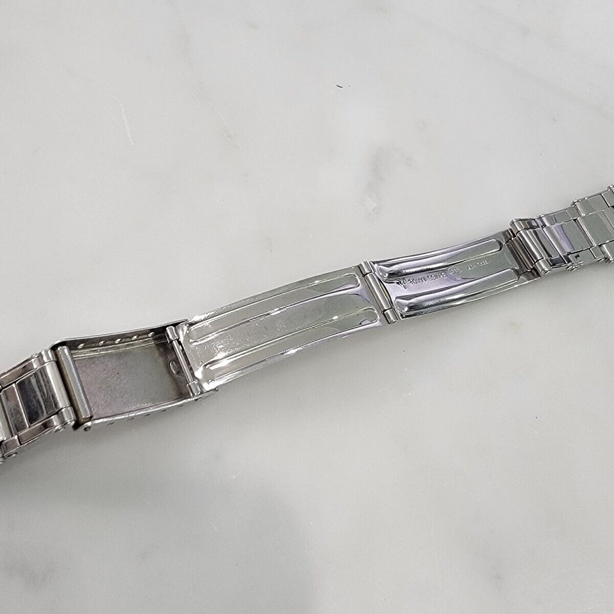 Rolex Oyster Bracelet Riveted Stainless Steel 19mm 17cm Length Original BR127