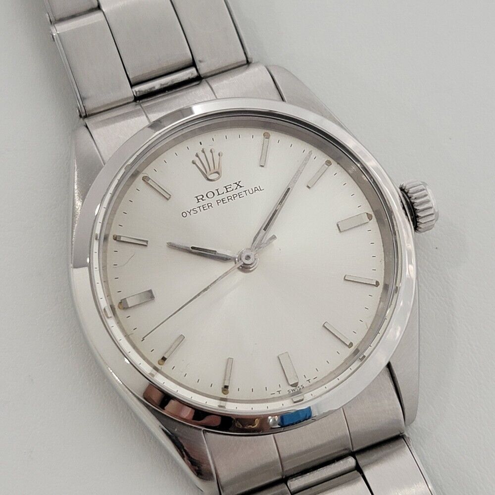 Mens Rolex Oyster Perpetual Ref 5552 34mm Automatic 1960s Vintage Swiss RA232