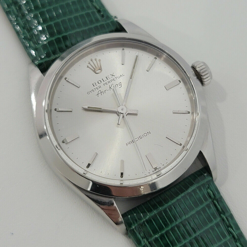 Mens Rolex Oyster Precision Ref 5500 Air King 34mm 1960s Automatic Swiss RJC170G