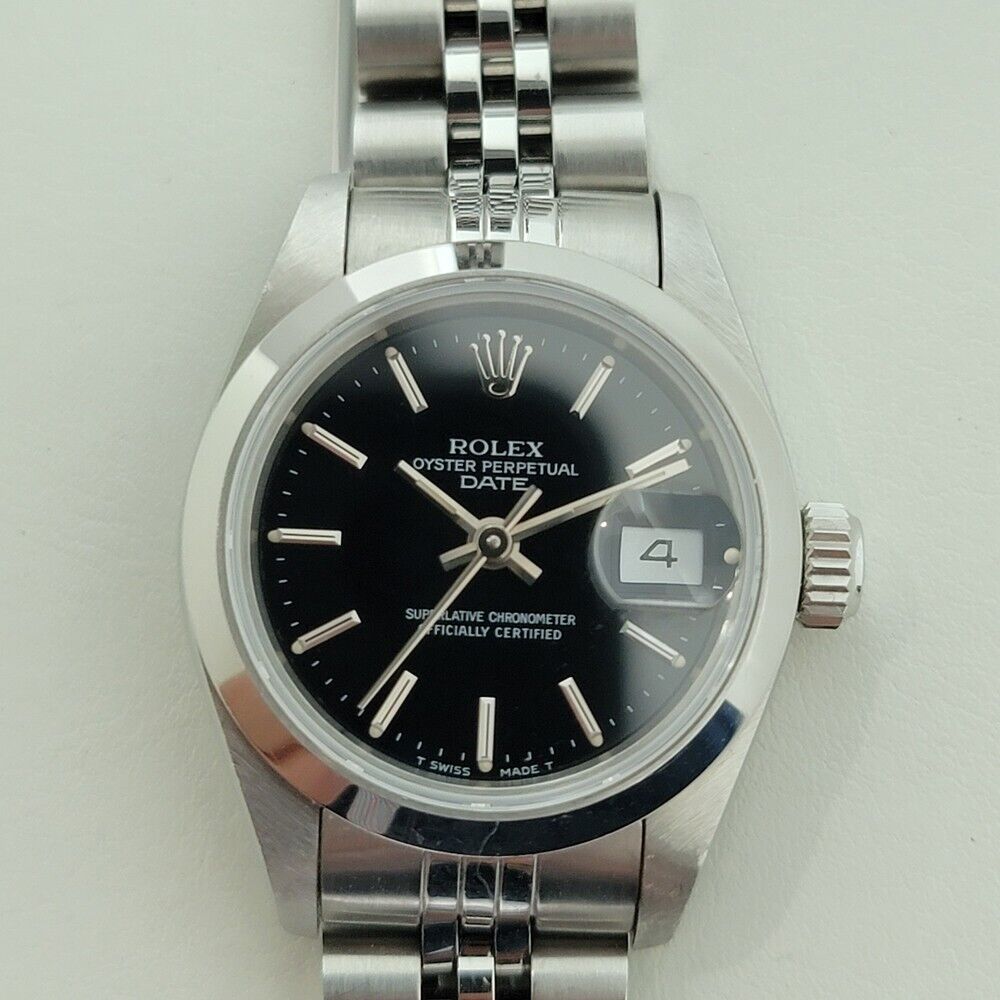 Rolex Lady Date 69160 Stainless Steel Automatic 1990s Swiss Luxury RA384