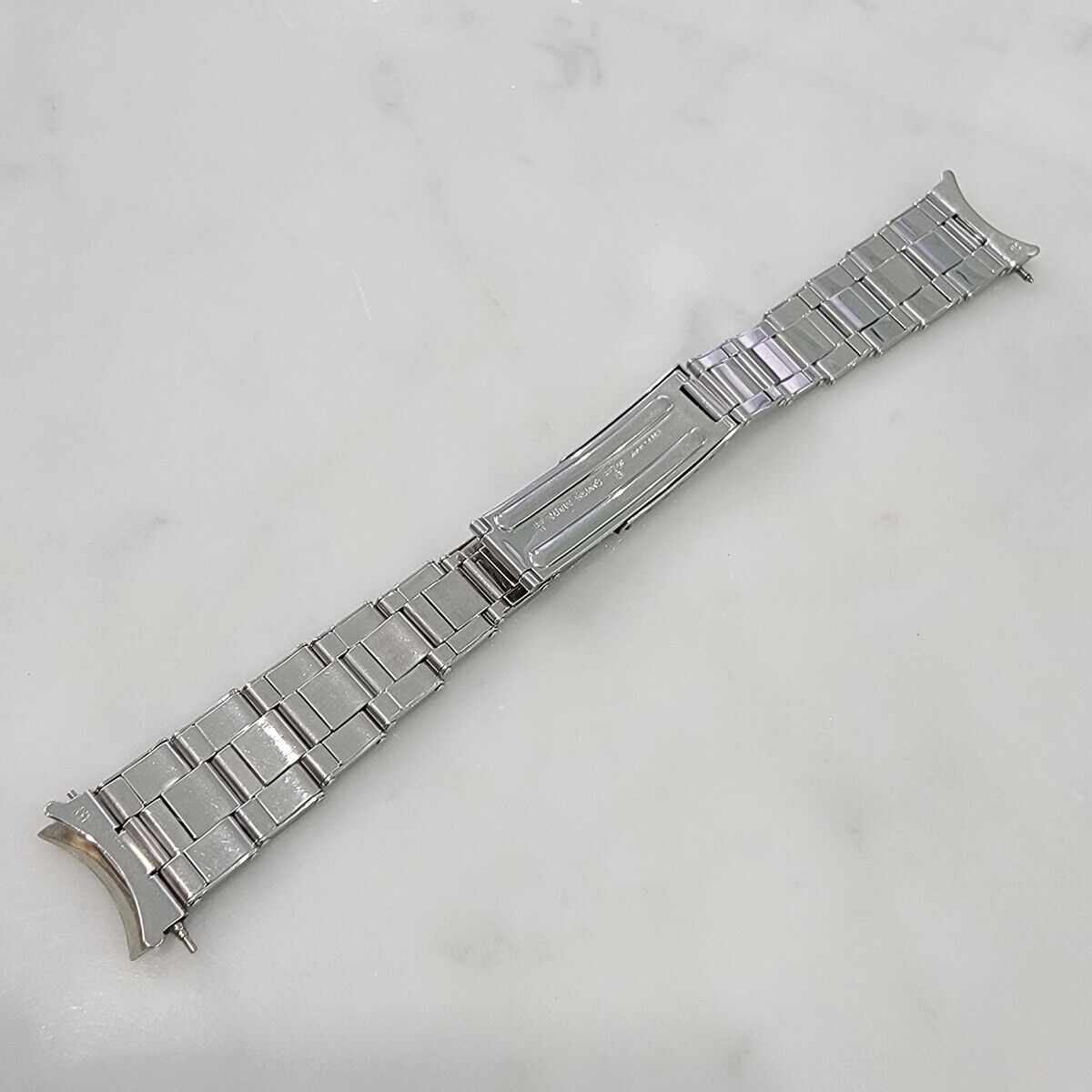 Rolex Oyster Bracelet Riveted Stainless Steel 19mm 17cm Length Original BR127