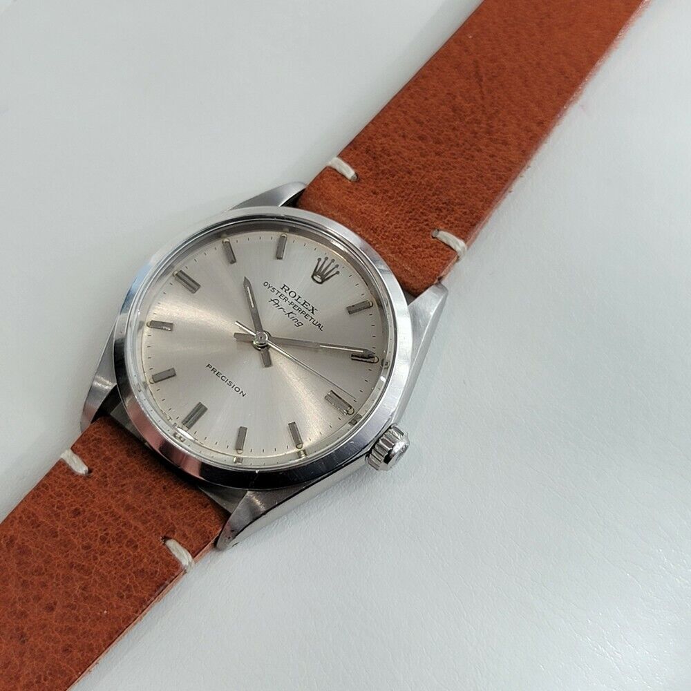 Mens Rolex Oyster Precision Ref 5500 1960s Air King 34mm Automatic Swiss RJC191T