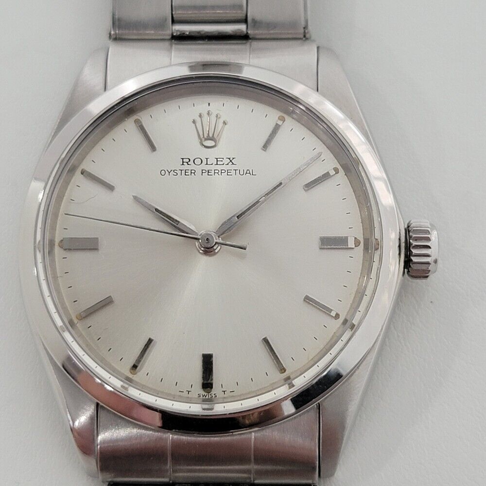 Mens Rolex Oyster Perpetual Ref 5552 34mm Automatic 1960s Vintage Swiss RA232