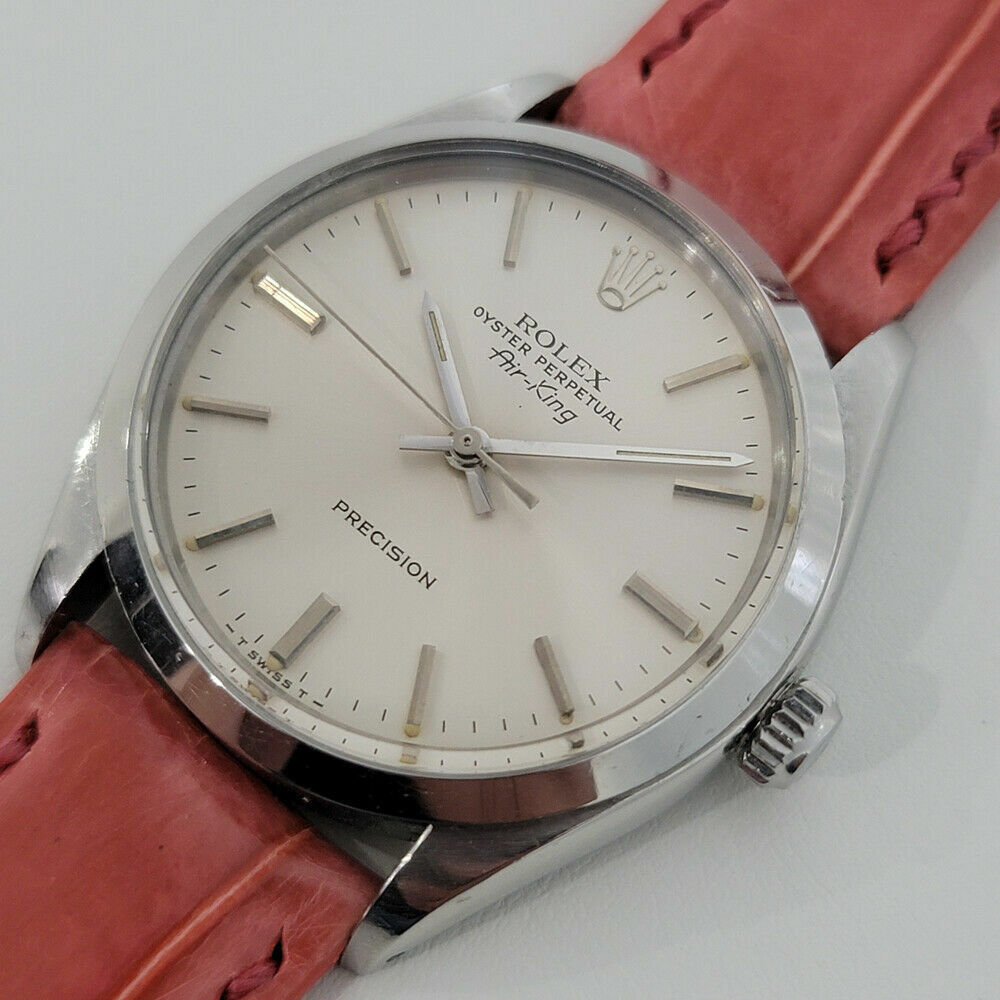 Mens Rolex Oyster Perpetual Ref 5500 Air King 34mm 1970s Automatic Swiss RJC190S