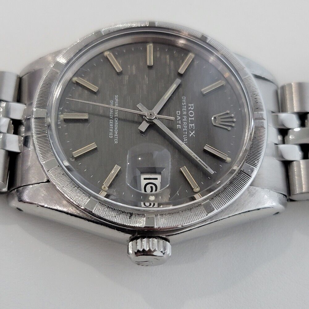 Mens Rolex Oyster Perpetual Date Ref 1501 35mm Vintage Automatic 1970s RJC181S