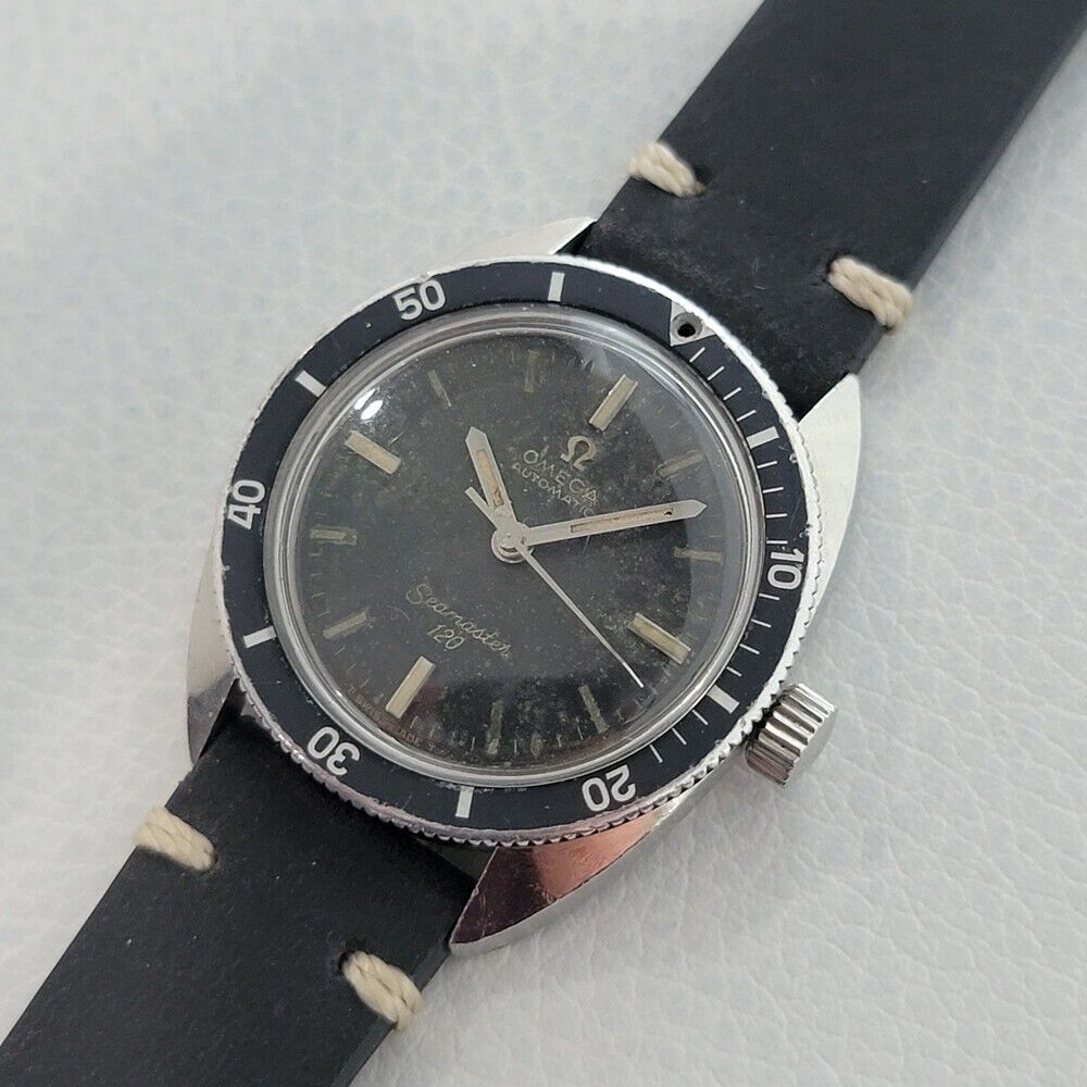 Mens Midsize Omega Seamaster 120 31mm Diver 1960s Automatic Unrestored JM14