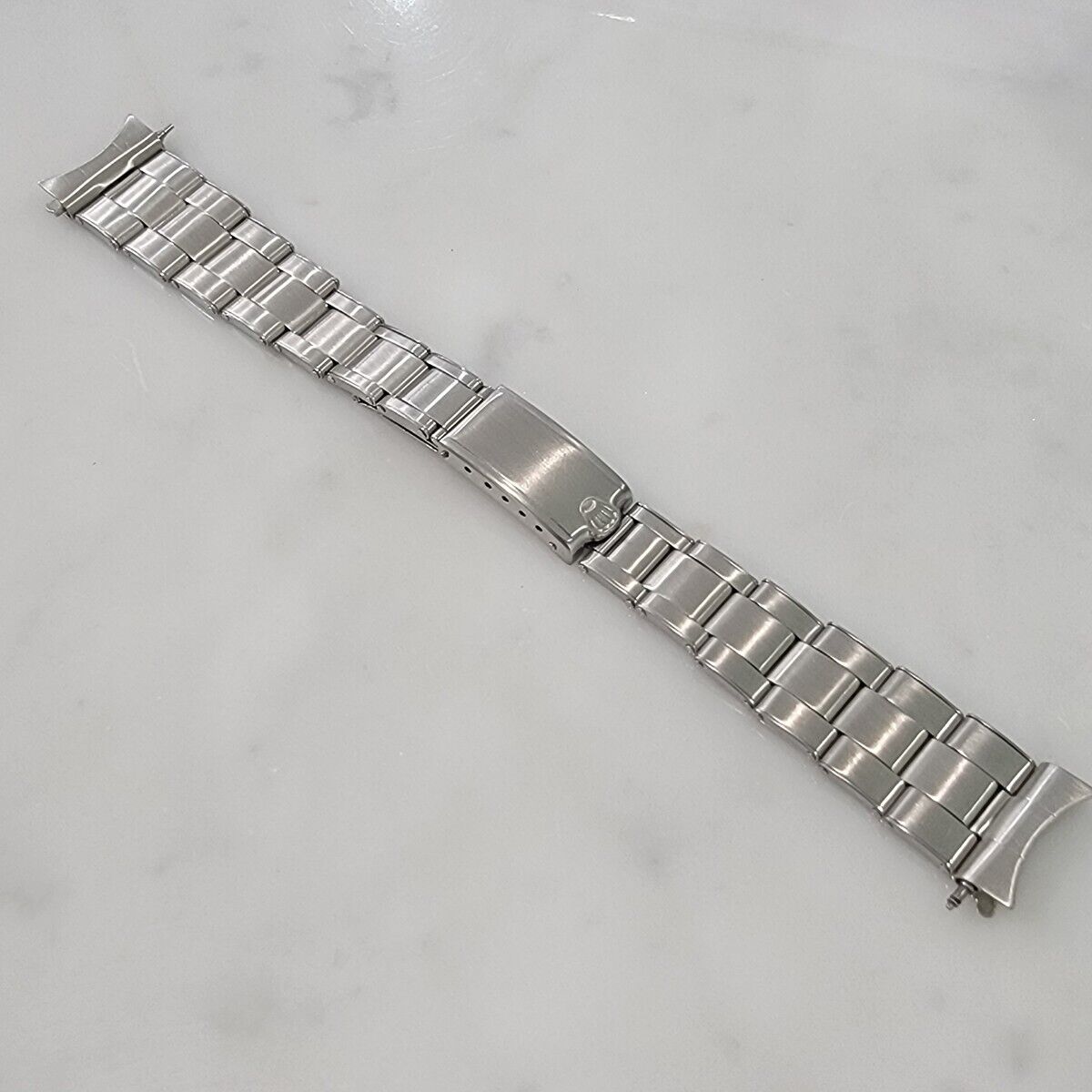 Rolex Oyster Bracelet Riveted Stainless Steel 19mm 17cm Length Original BR127