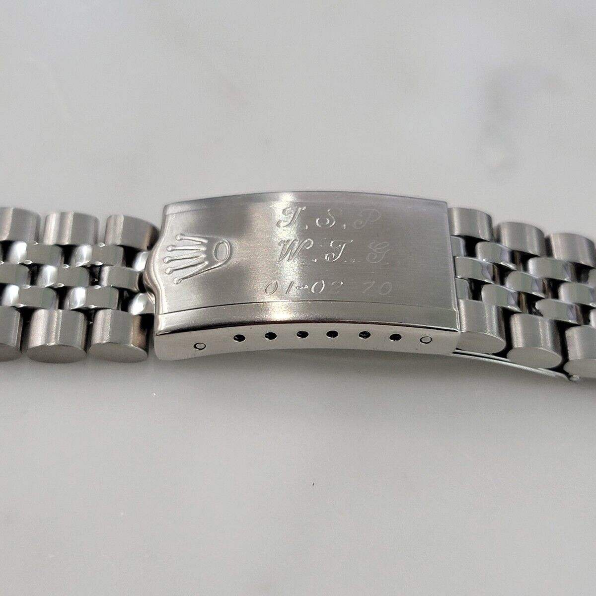 Rolex Jubilee Bracelet Stainless Steel 19mm 17cm Length All Original BR134