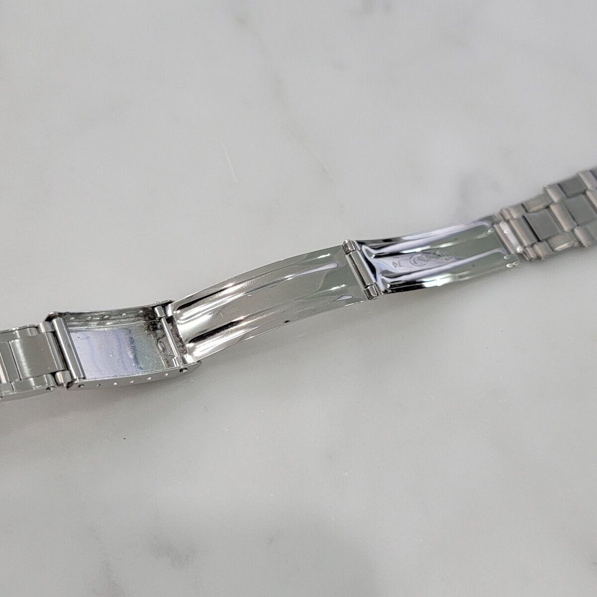 Rolex Oyster Riveted Stretch Bracelet Stainless Steel 19mm 16cm Length BR128