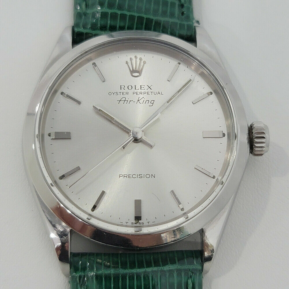 Mens Rolex Oyster Precision Ref 5500 Air King 34mm 1960s Automatic Swiss RJC170G