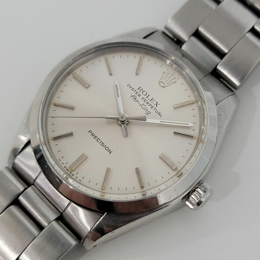 Mens Rolex Oyster Precision 5500 Air King 34mm 1970s Automatic Vintage RJC190