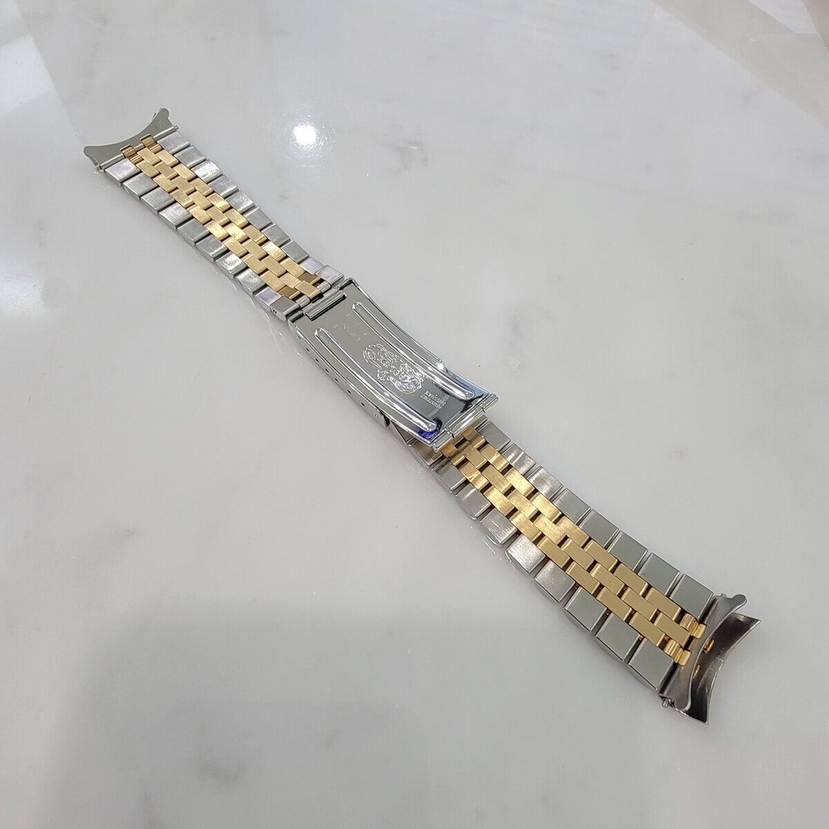 Rolex Jubilee Bracelet 6252H 18k Gold and SS 20mm 16cm Length All Original BR123