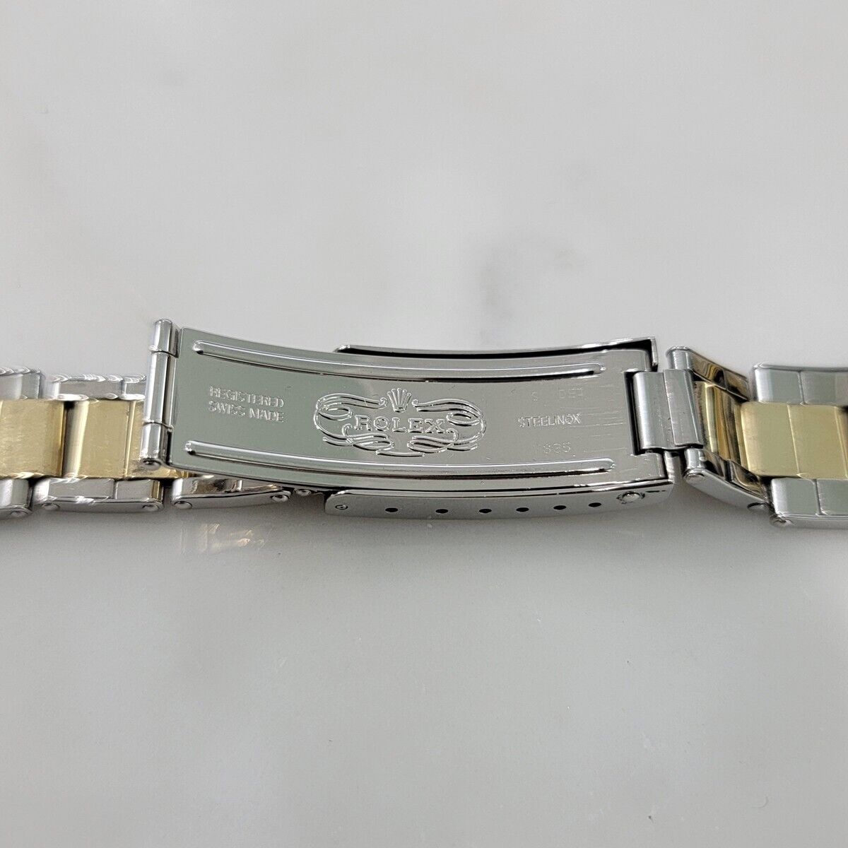 Rolex Jubilee Bracelet Riveted 14k Gold SS 19mm 17cm Length All Original BR135