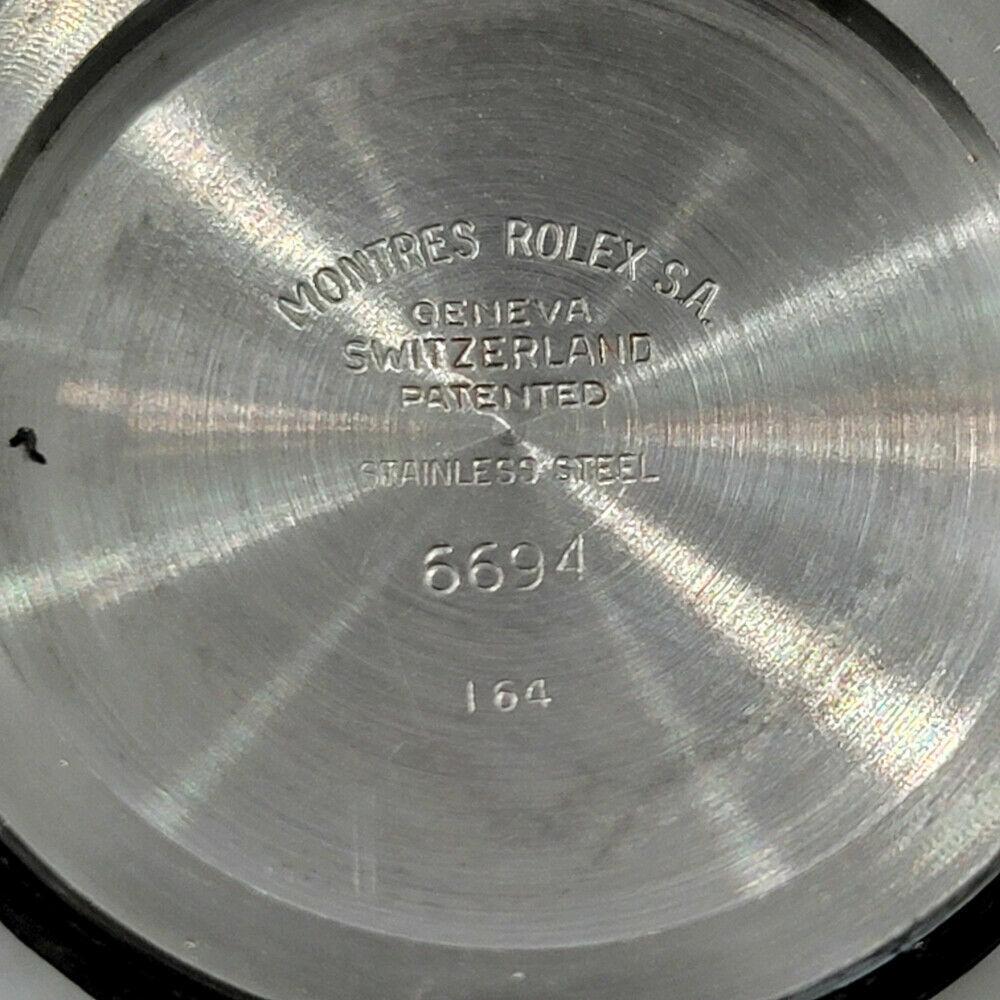 Mens Rolex Oysterdate Precision Ref 6694 34mm 1960s Manual Wind Swiss RJC197